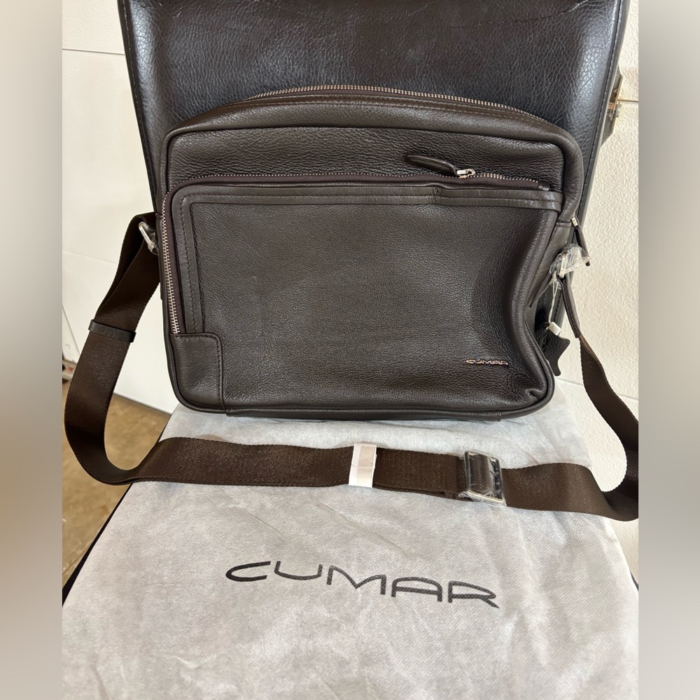 Brown Leather Men's Bag